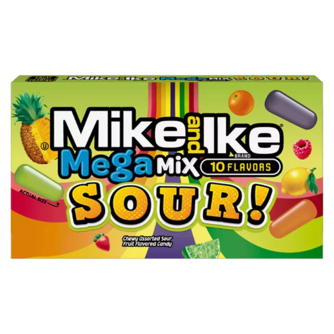 Mike and Ike Mega Mix Sour 120g