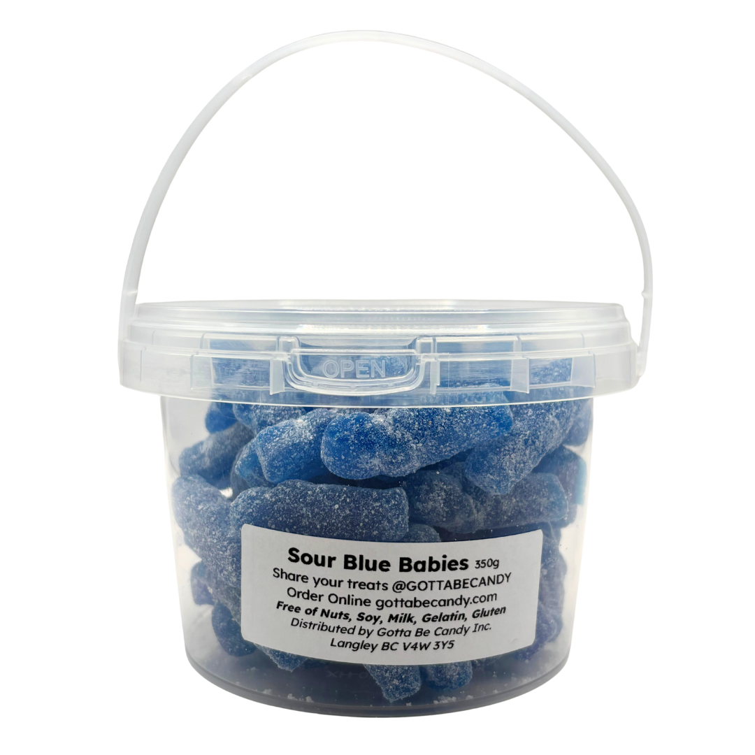 Sour Blue Babies Bucket 350g
