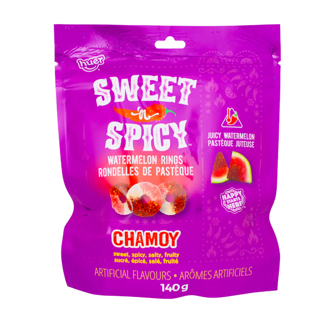 Huer Sweet n' Spicy Watermelon Rings 140g