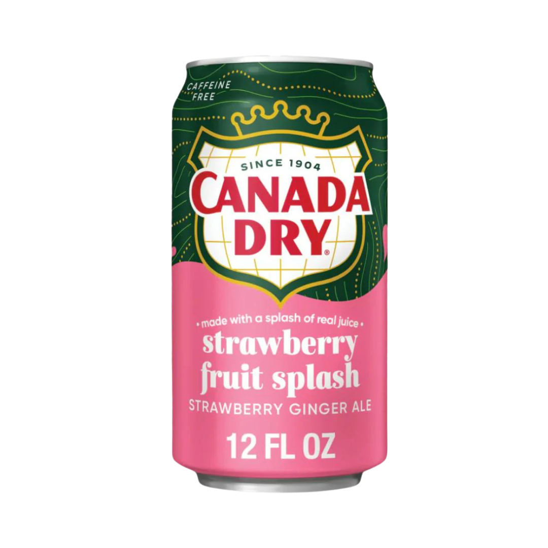 Canada Dry Strawberry Fruit Splash 355ml
