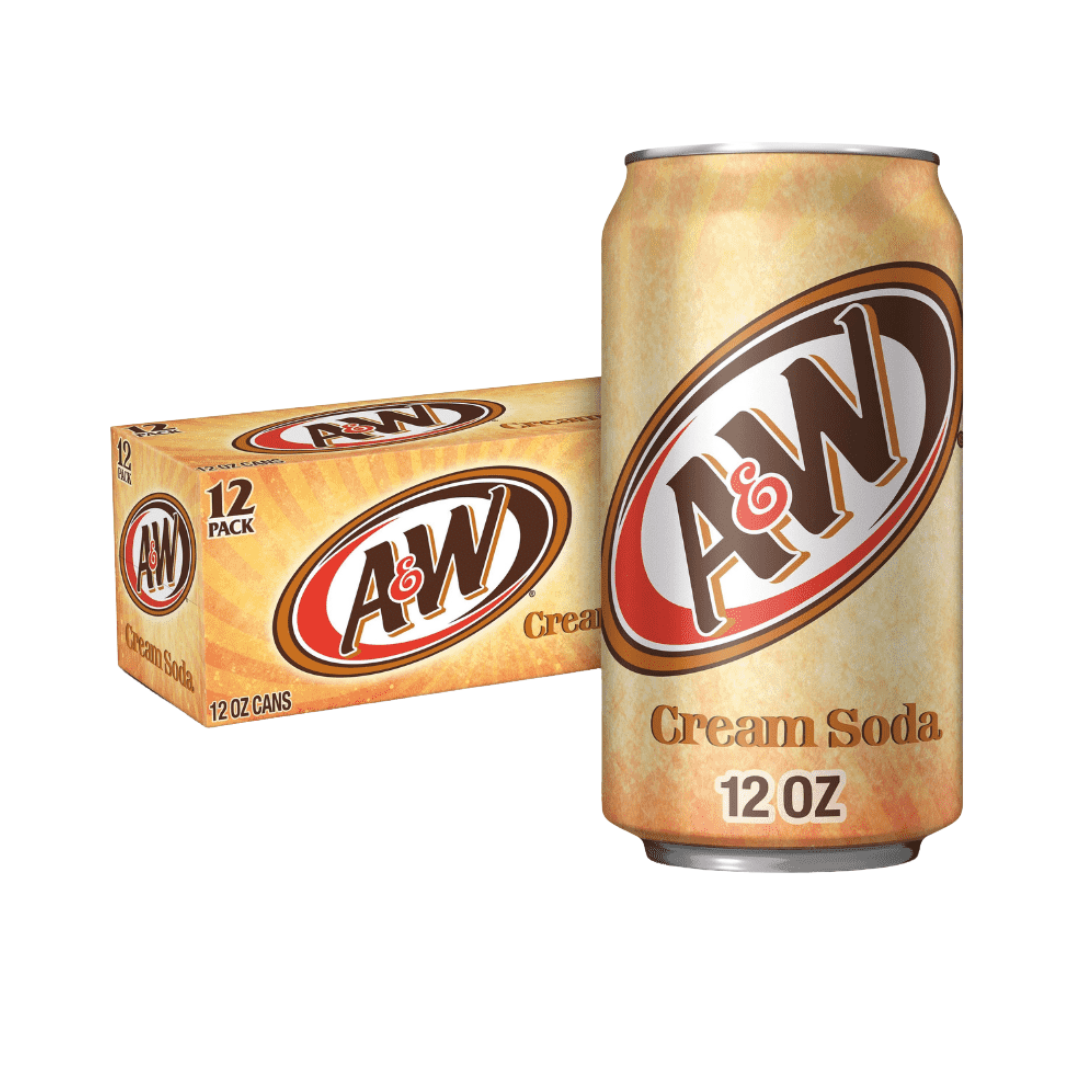 A&W Cream Soda 12x355ml