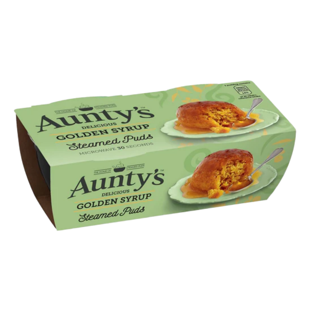British Aunty's Golden Syrup Pudding 2x95g