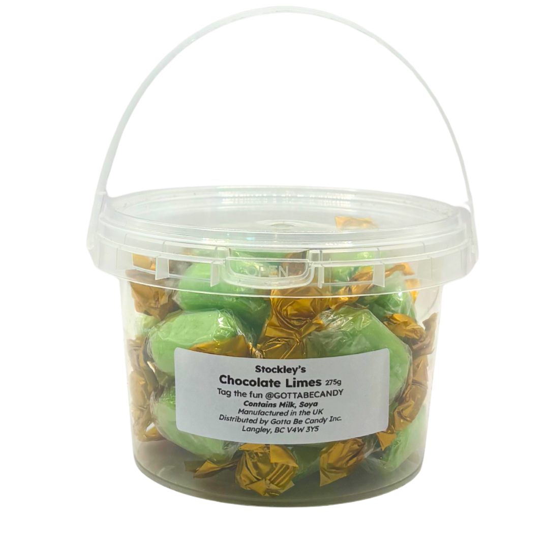 British Stockley's Chocolate Limes Bucket 275g