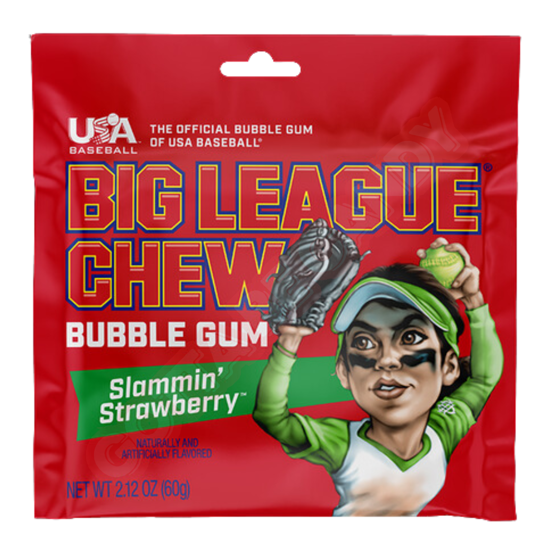 Big League Chew Slammin' Strawberry
