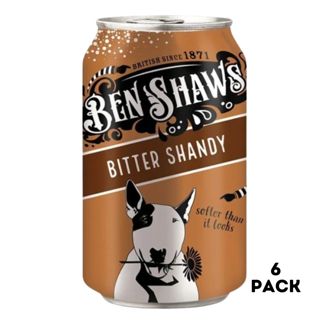 British Ben Shaws Bitter Shandy Soda 6x330ml