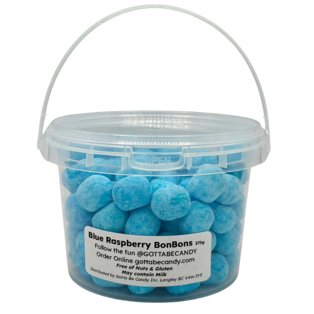 British Blue Raspberry BonBons Bucket 375g