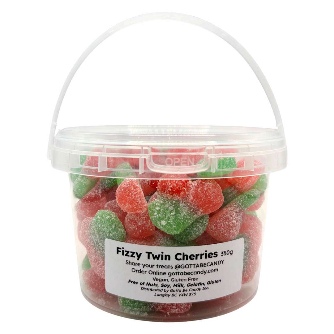 Twin Cherries Gummy Bucket 350g