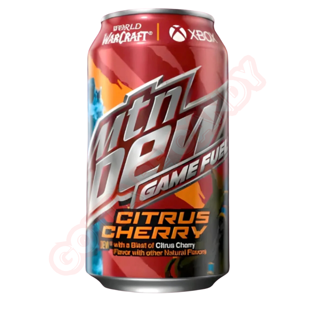 Mtn Mountain Dew Game Fuel Citrus Cherry 355ml