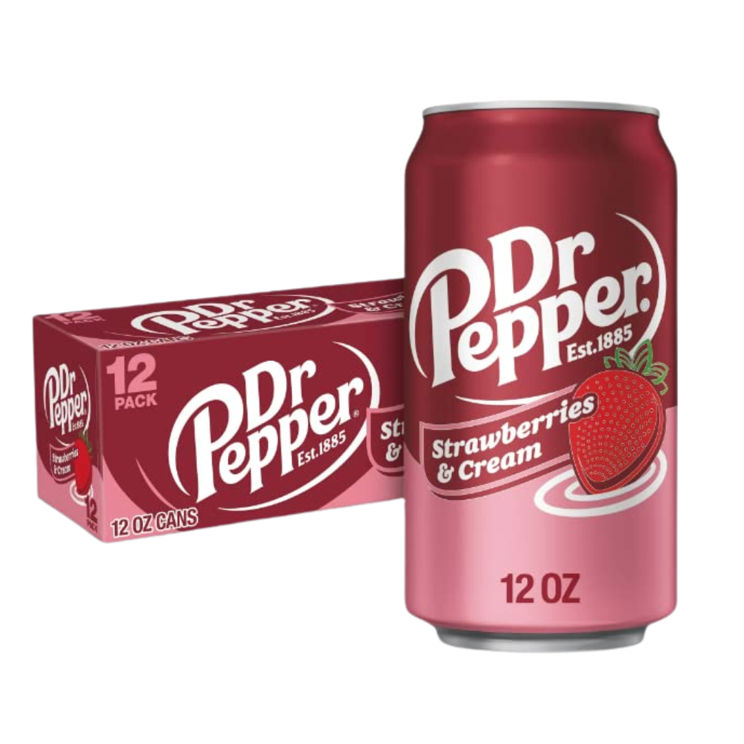 Dr. Pepper Strawberries & Cream 12x355ml