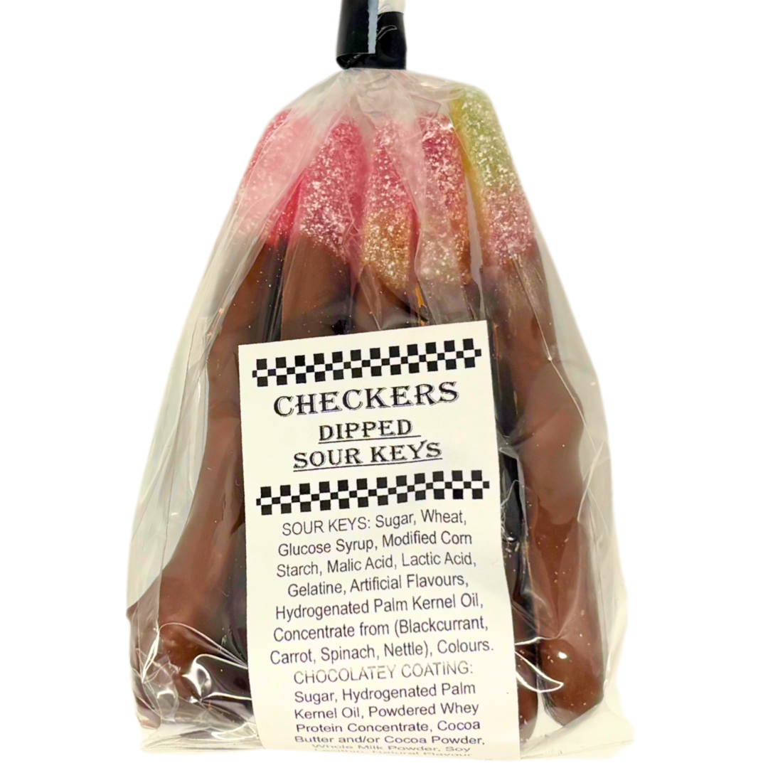 Chocolate Dipped Giant Sour Keys 5pk