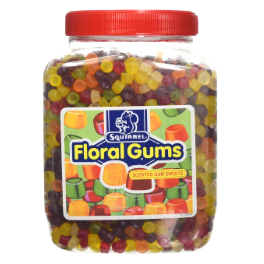British Squirrel Floral Gums Tub 2.25kg Bulk