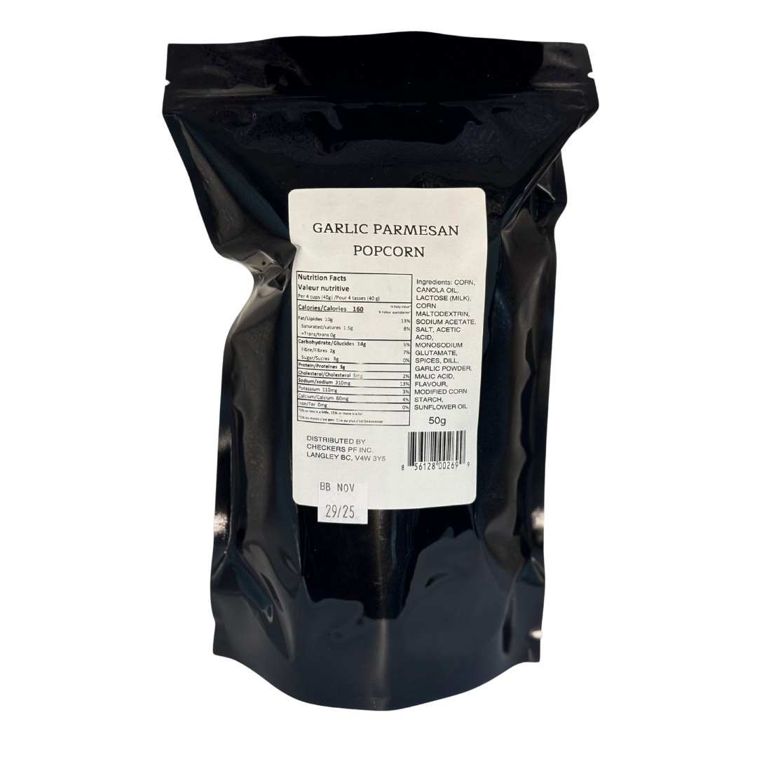 Garlic Parmesan Popcorn 50g