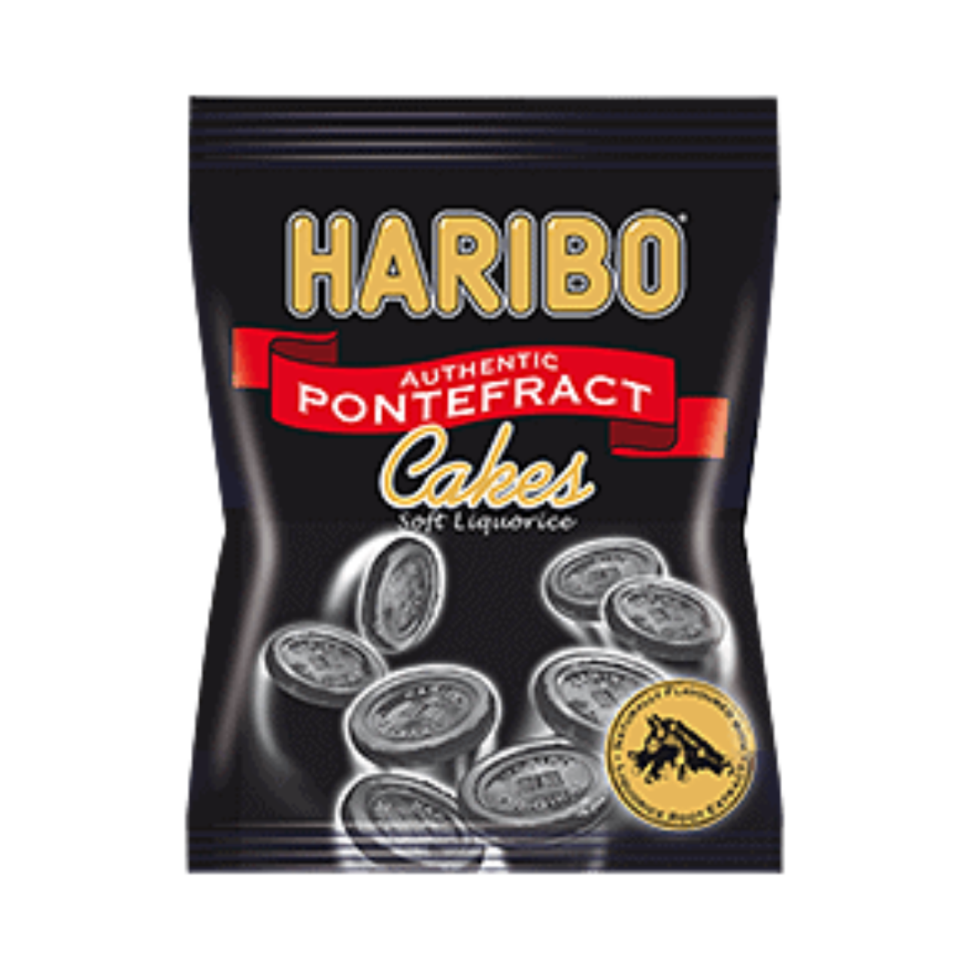 British Haribo Pontefract Cakes 12x160g Bulk