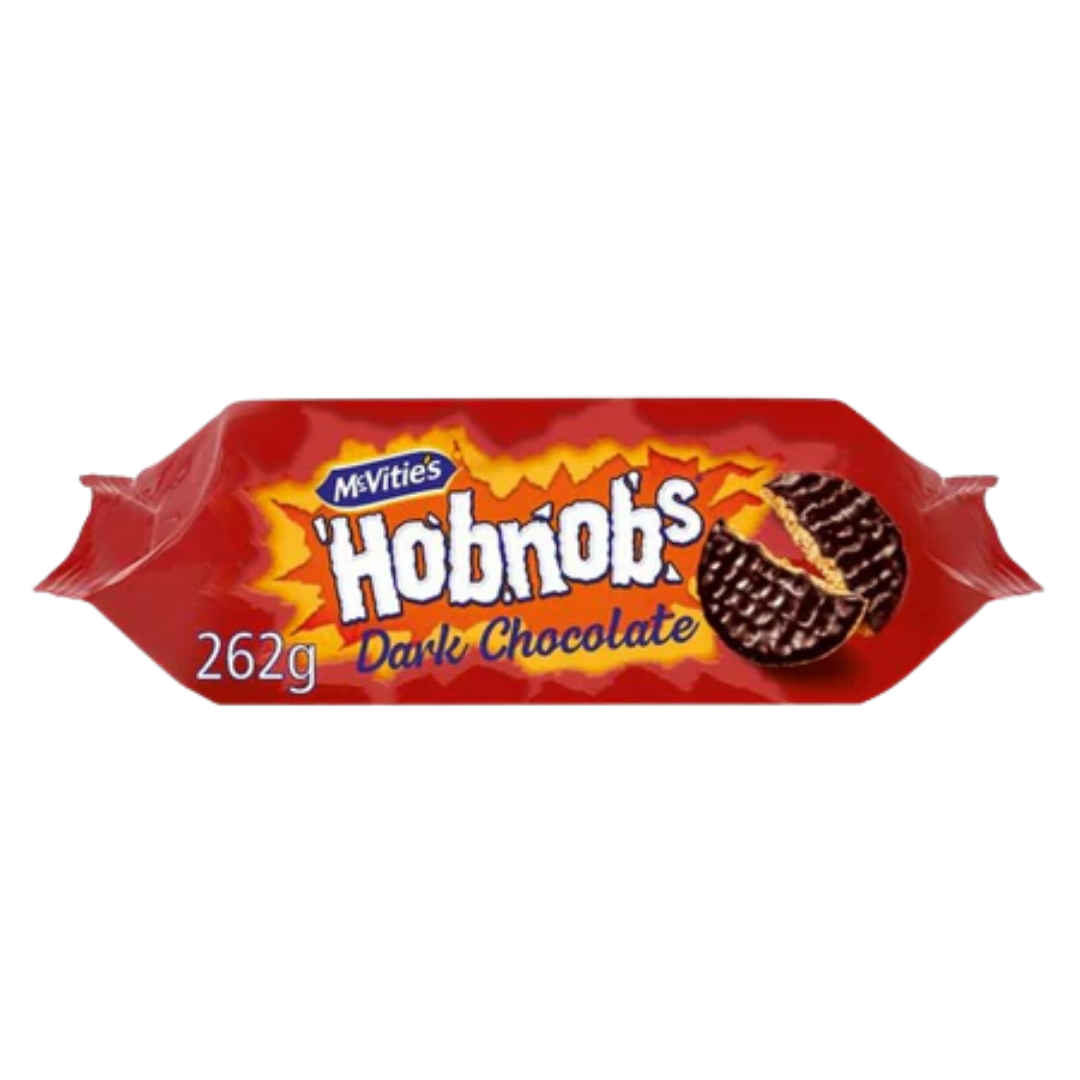 British McVitie's Hob Nobs Dark Chocolate 262g