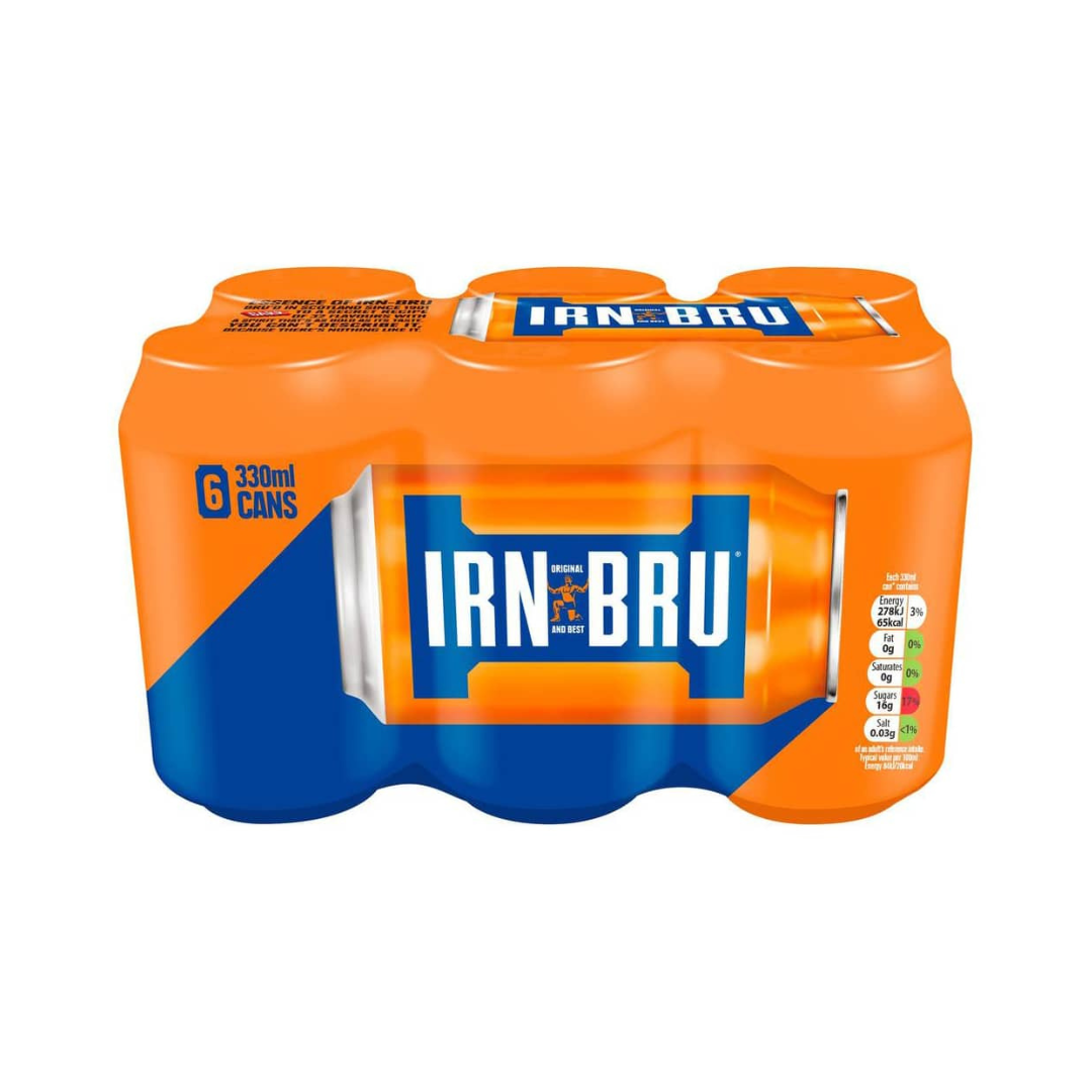 Barr IRN-BRU Soda 6x330ml