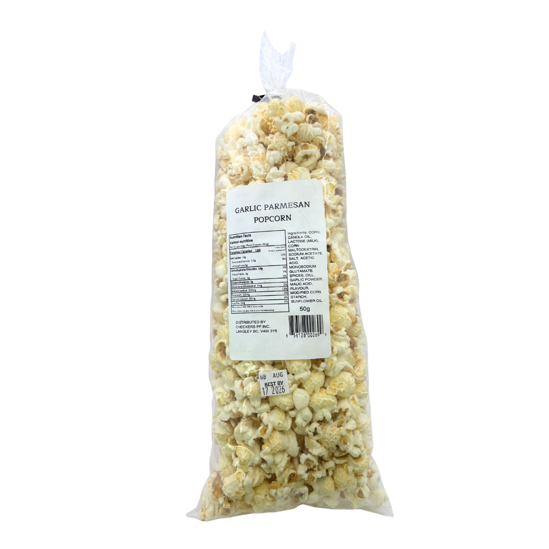 Garlic Parmesan Popcorn 50g