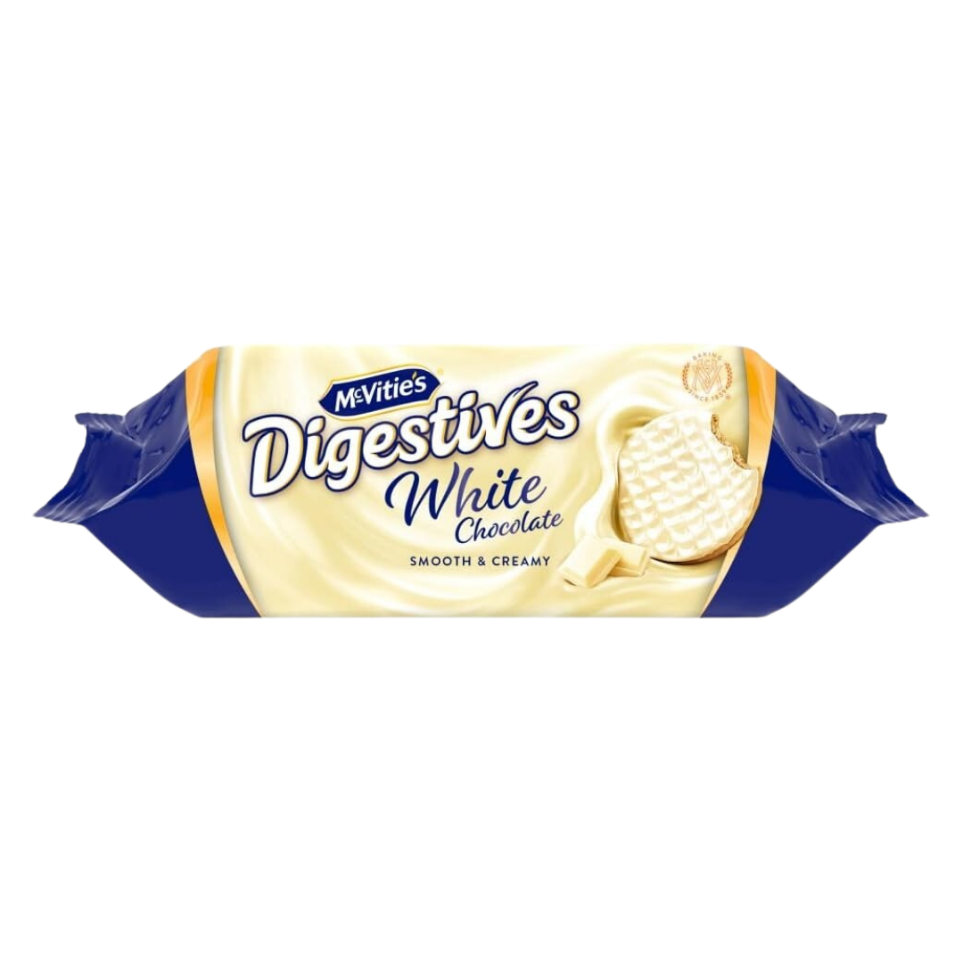 British McVitie's Digestives White Chocolate 232g