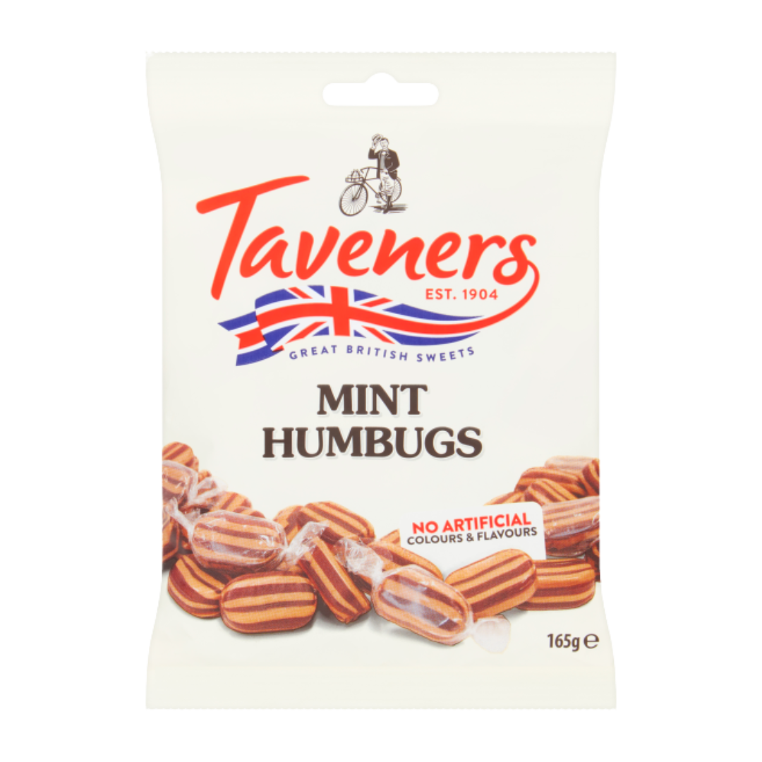 British Taveners Mint Humbugs 165g