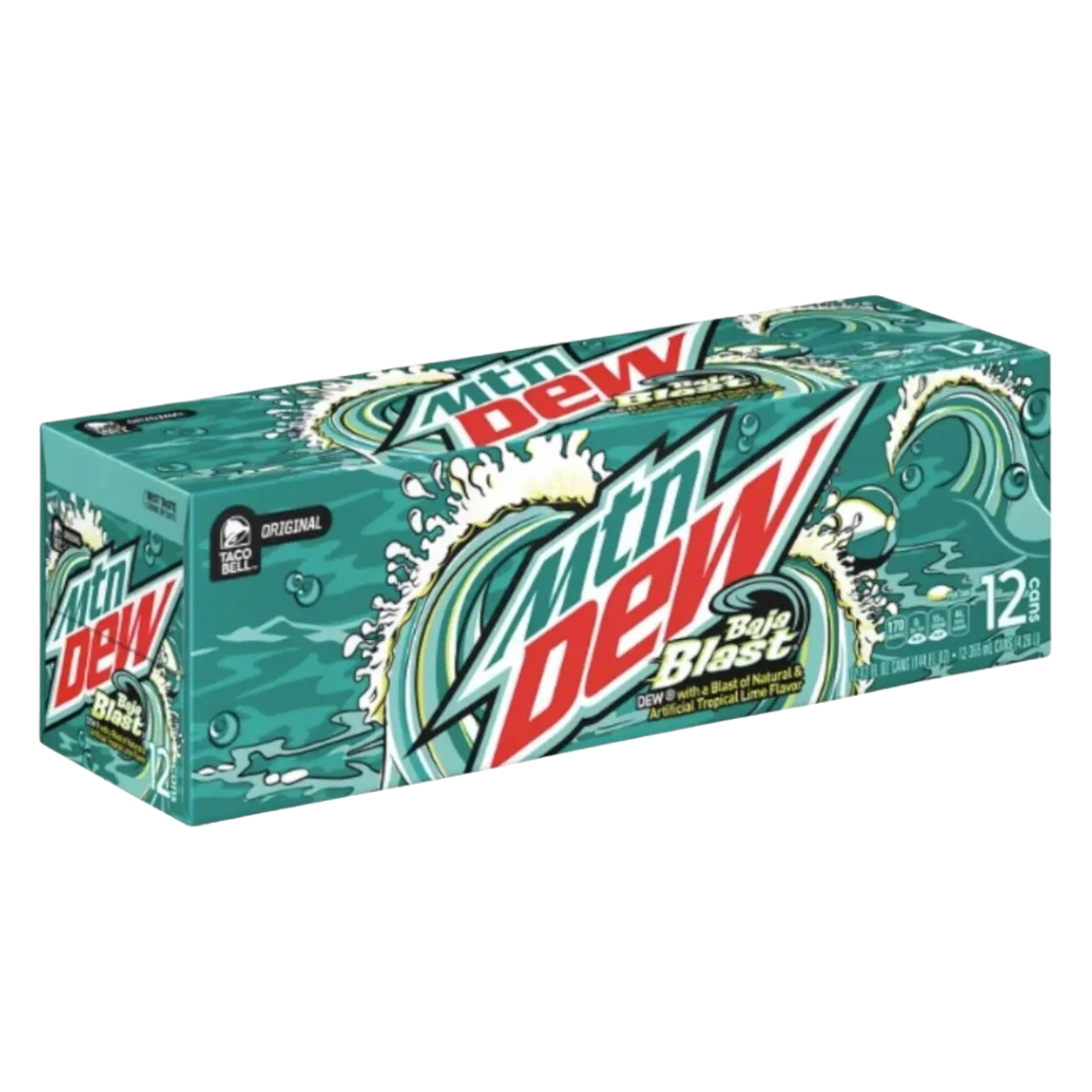 Mtn Dew Baja Blast 12x355ml
