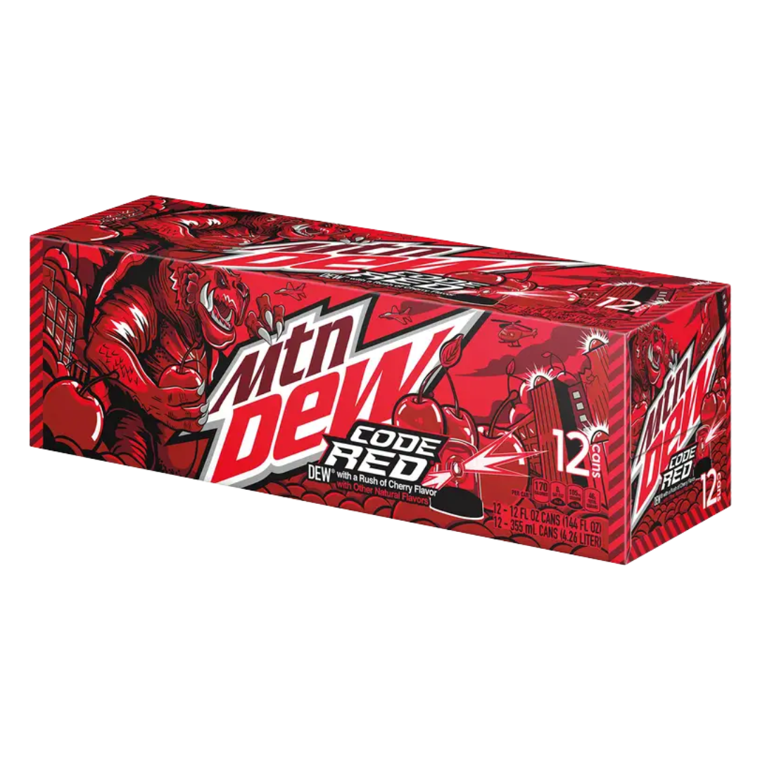 Mountain Dew Code Red 12x355ml