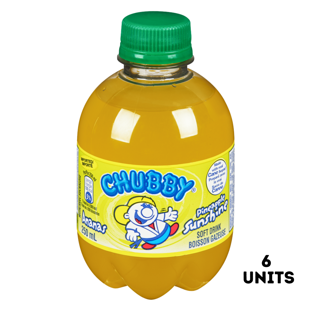 Chubby Soda Pineapple Sunshine 6x250ml