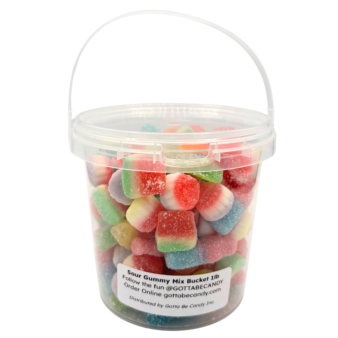 Sour Gummy Mix Bucket 1lb