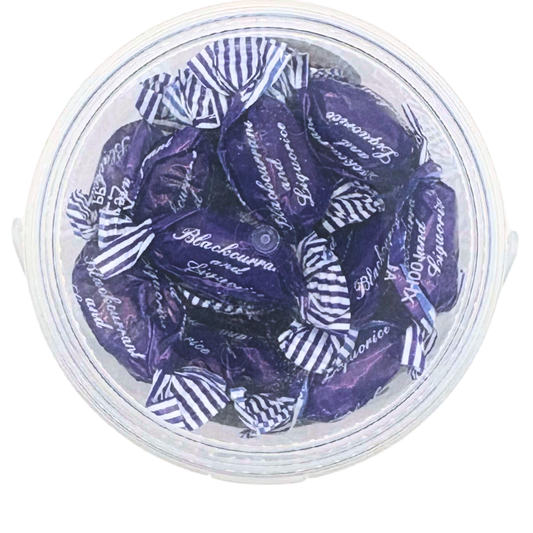 British Stockley's Blackcurrant & Liquorice Bucket 260g