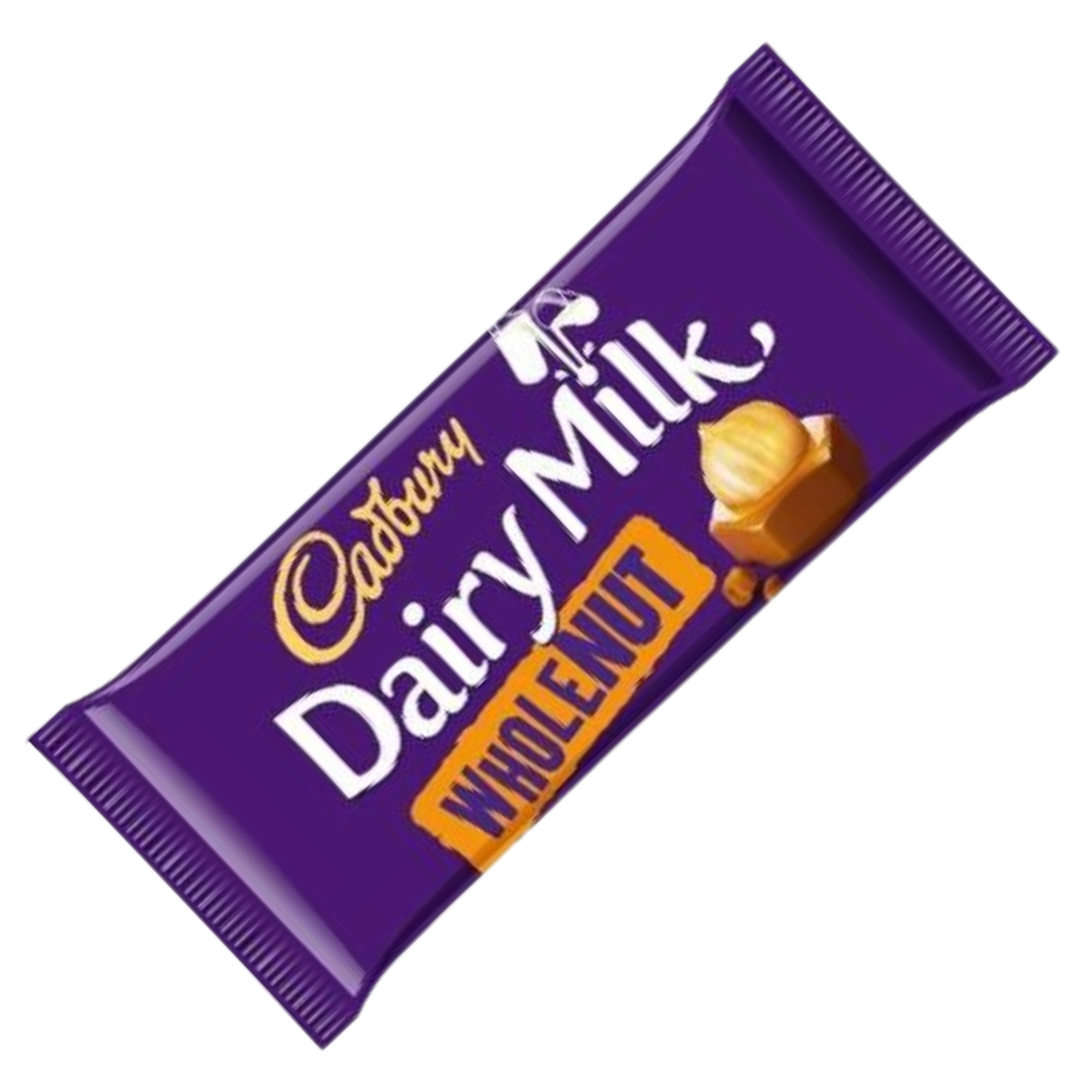 British Cadbury Dairy Milk Wholenut 180g