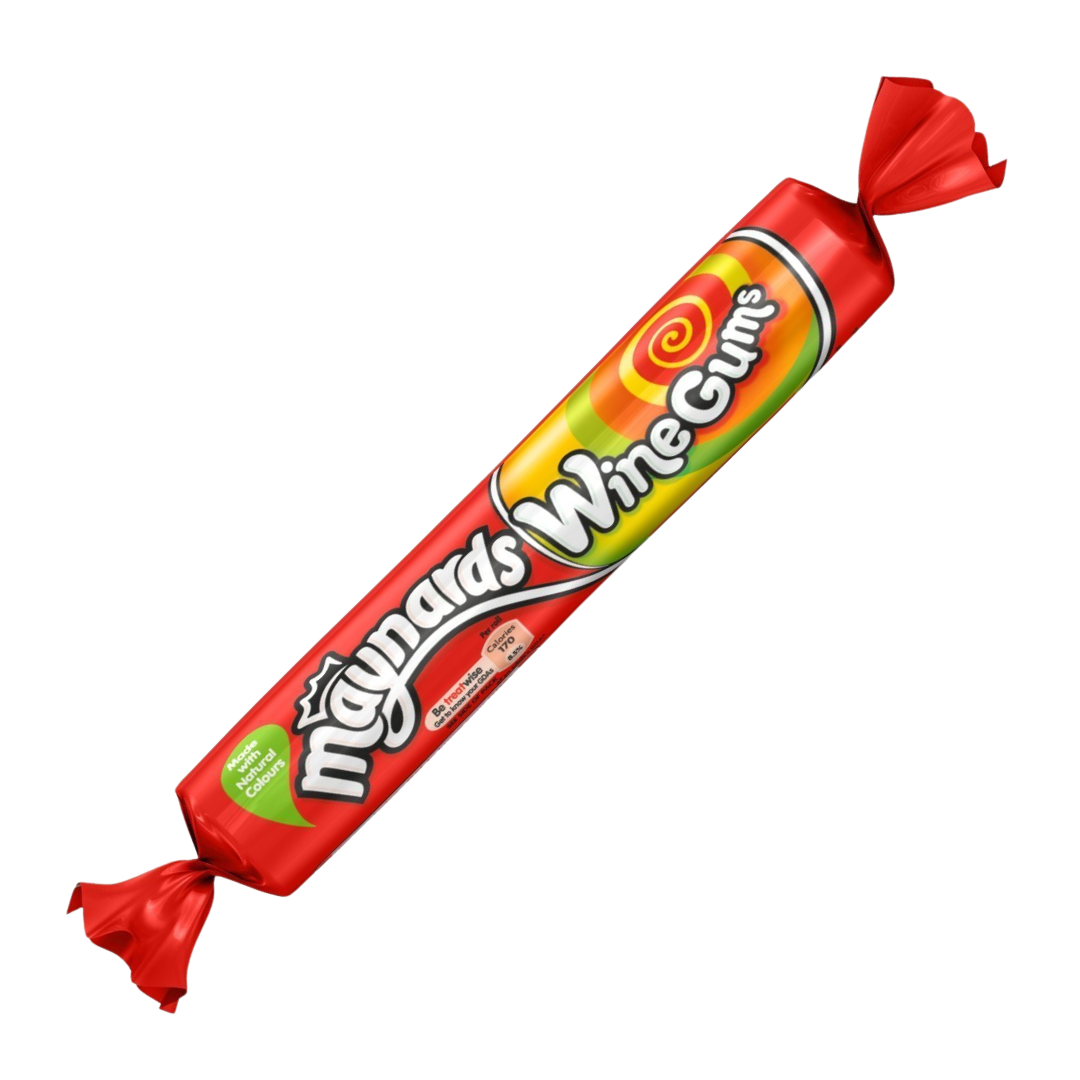 British Maynards Wine Gums Roll 52g