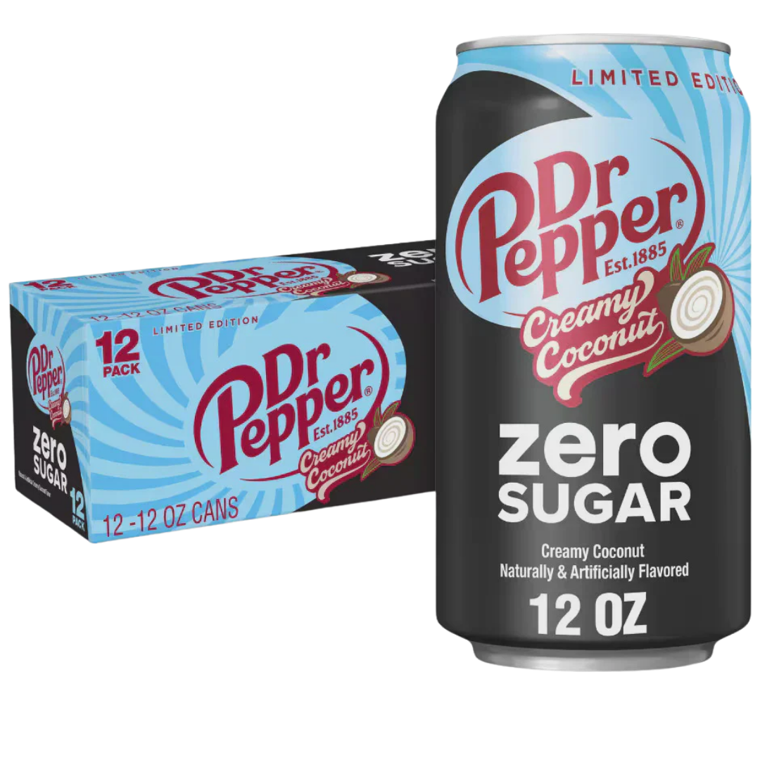 Dr.Pepper Coconut Cream Zero Sugar 355ml