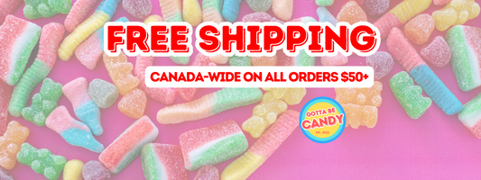 Sweet News: Free Shipping Across Canada! 🇨🇦🍬
