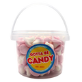 British Kingsway Pink Candy Mushrooms Bucket 275g