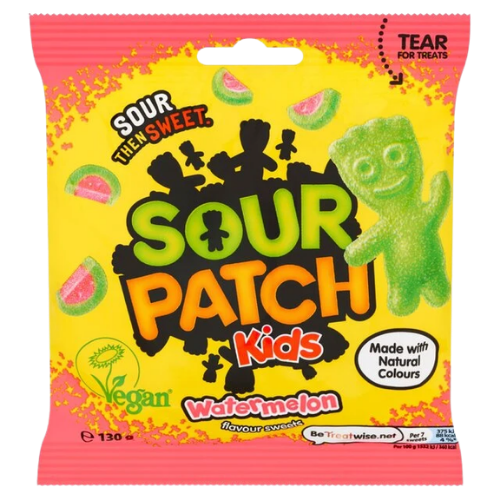 UK Sour Patch Kids Watermelon 130g