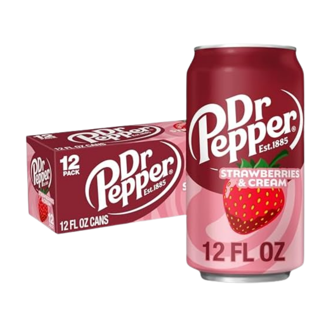 Dr. Pepper Strawberries & Cream 355ml Can