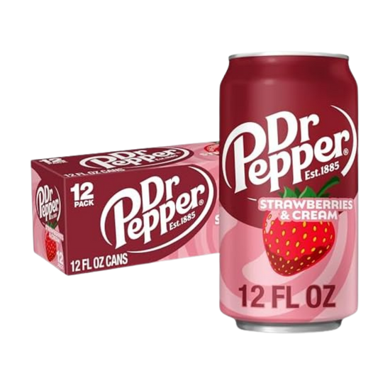 Dr. Pepper Strawberries & Cream 355ml Can