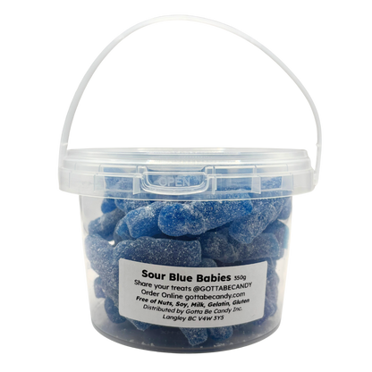 Sour Blue Babies Bucket 350g