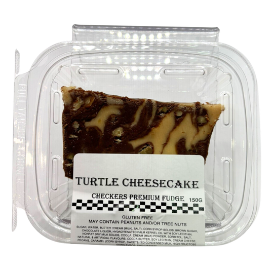 Turtle Cheesecake Fudge