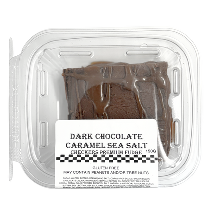 Dark Chocolate Caramel Sea Salt Fudge 150g