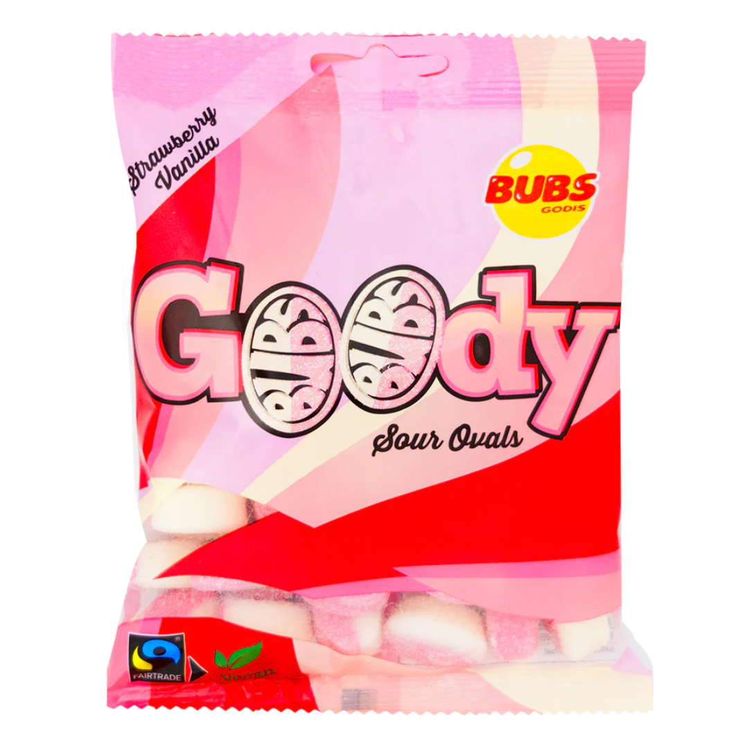 Swedish BUBS Goody Strawberry Vanilla