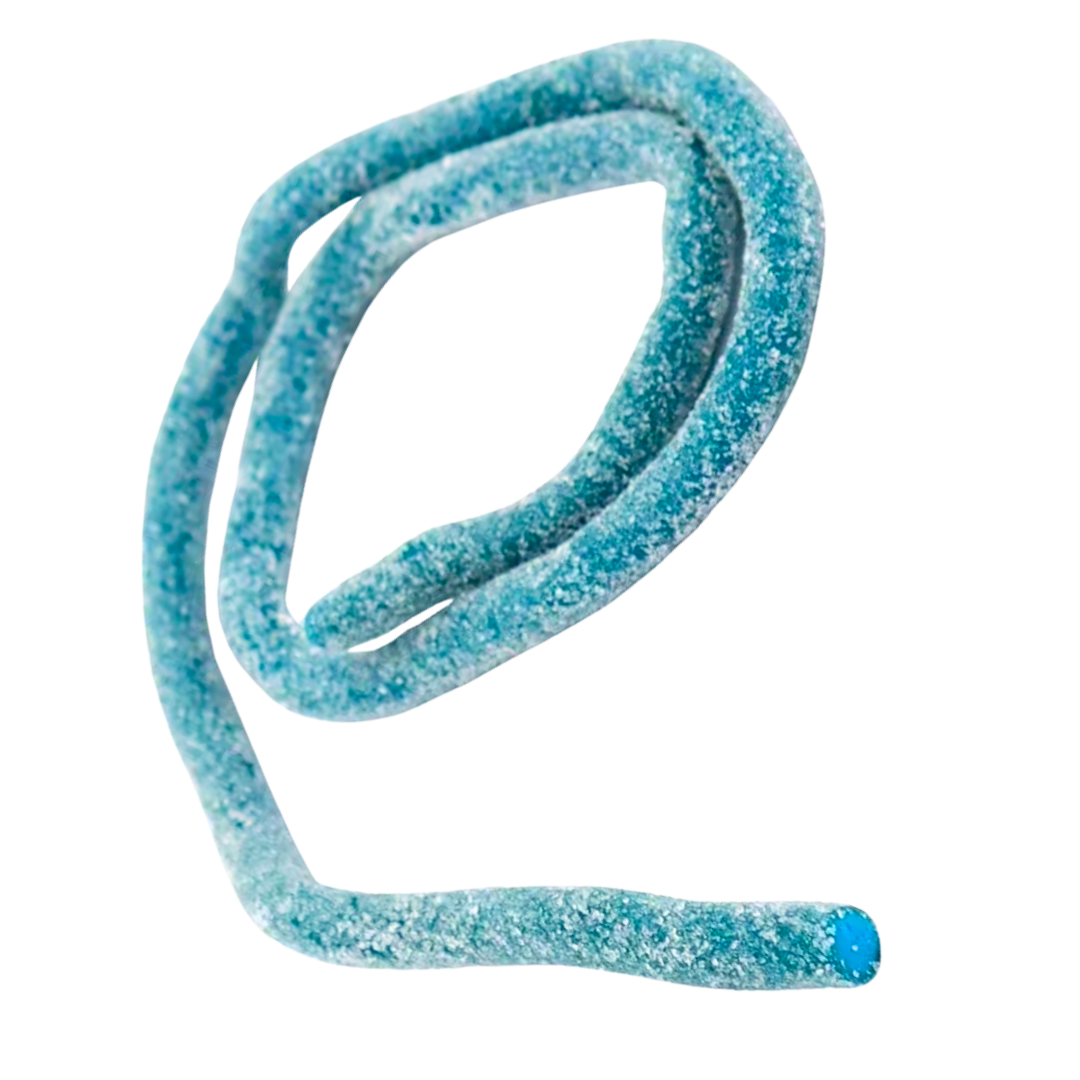 Sour Blue Razz - Giant Licorice Cable 2ft