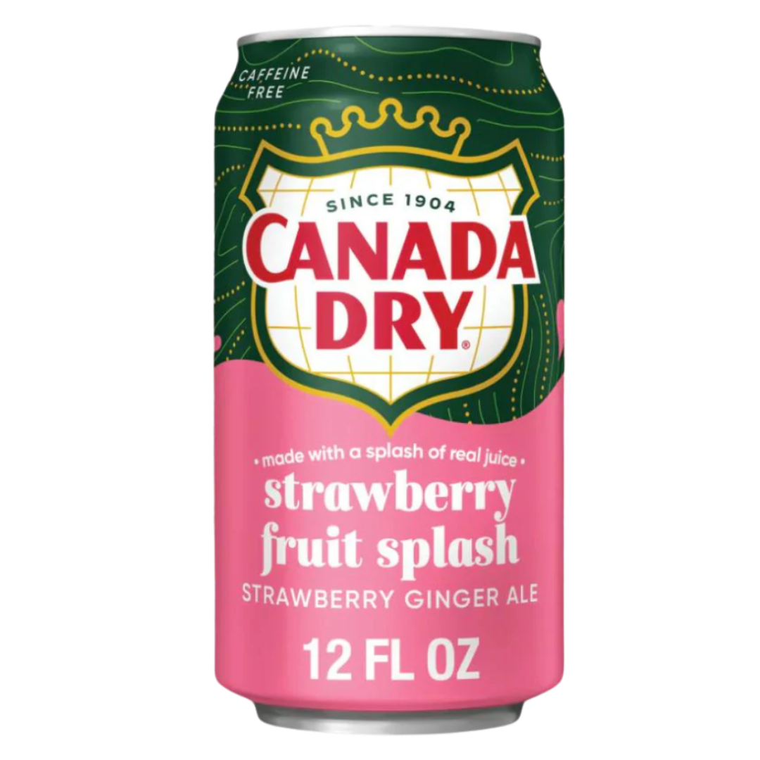 Canada Dry Strawberry Fruit Splash 355ml