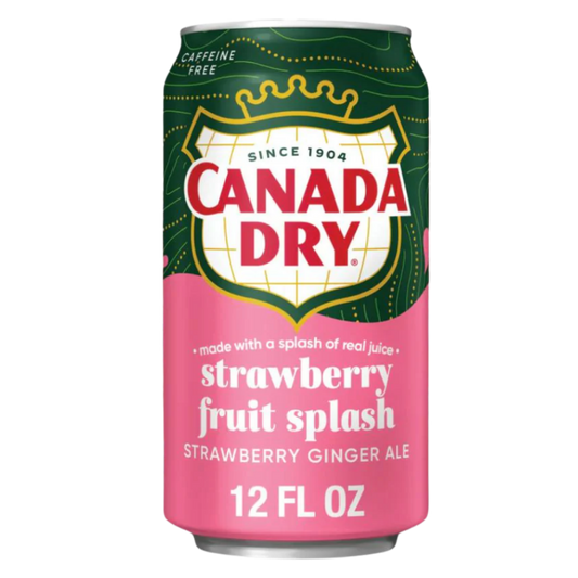 Canada Dry Strawberry Fruit Splash 355ml