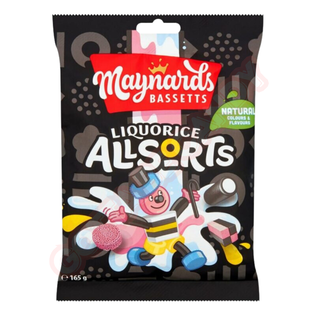 British Maynards Licorice Allsorts 165g