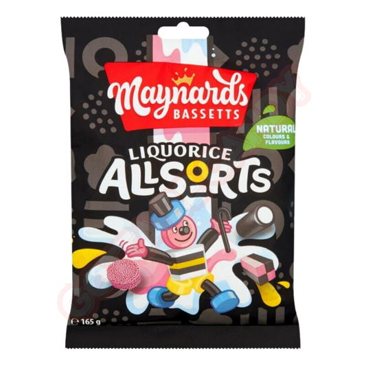 British Maynards Licorice Allsorts 165g