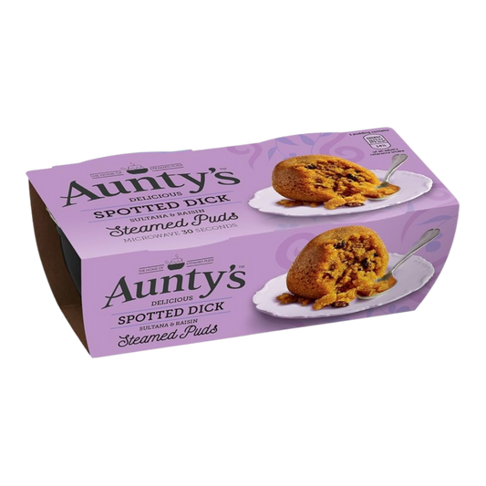 British Aunty's Spotted Dick Pudding 2x95g