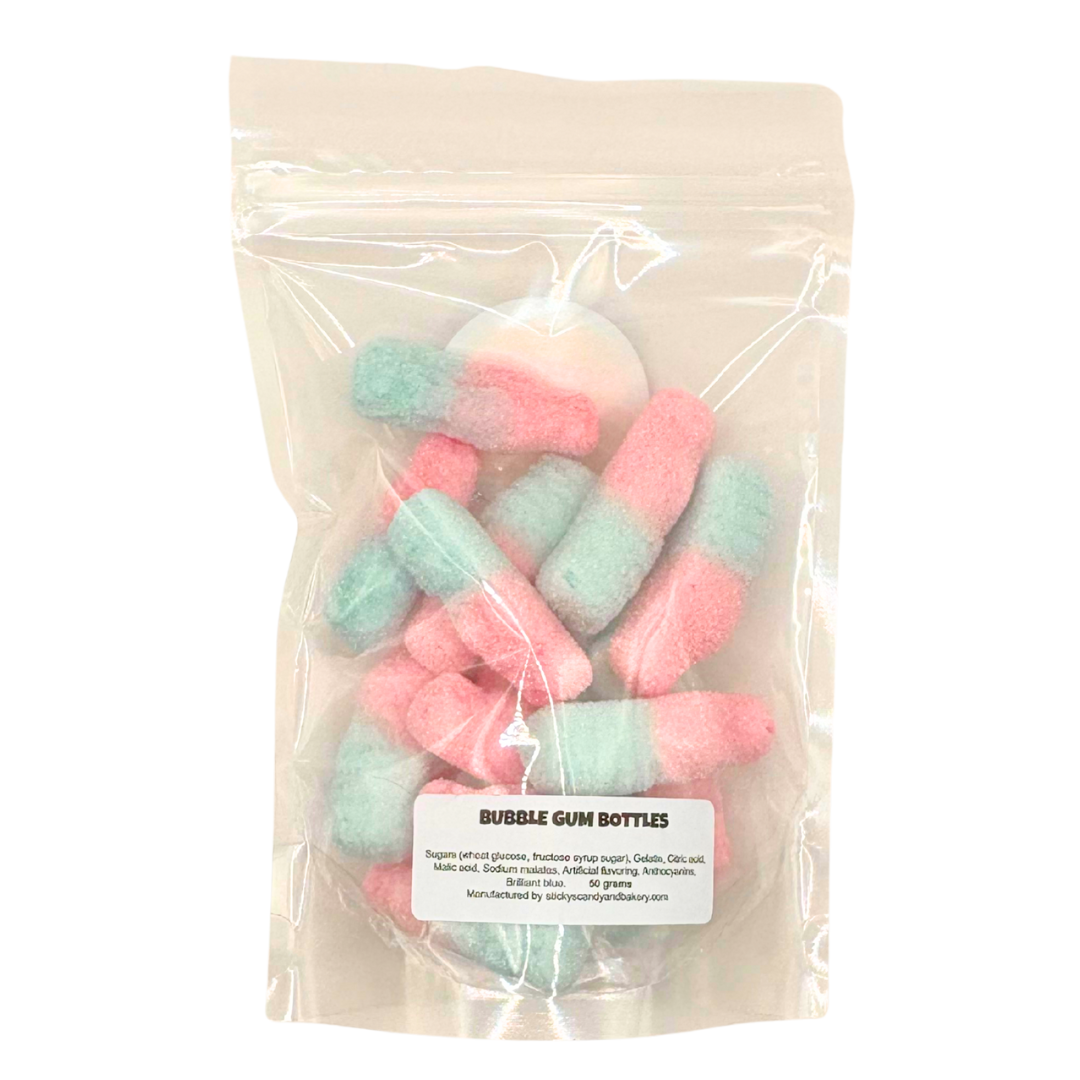 Freeze Dried Bubble Gum Bottles 50g