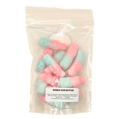 Freeze Dried Bubble Gum Bottles 50g