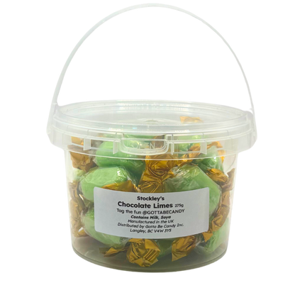 British Stockley's Chocolate Limes Bucket 275g
