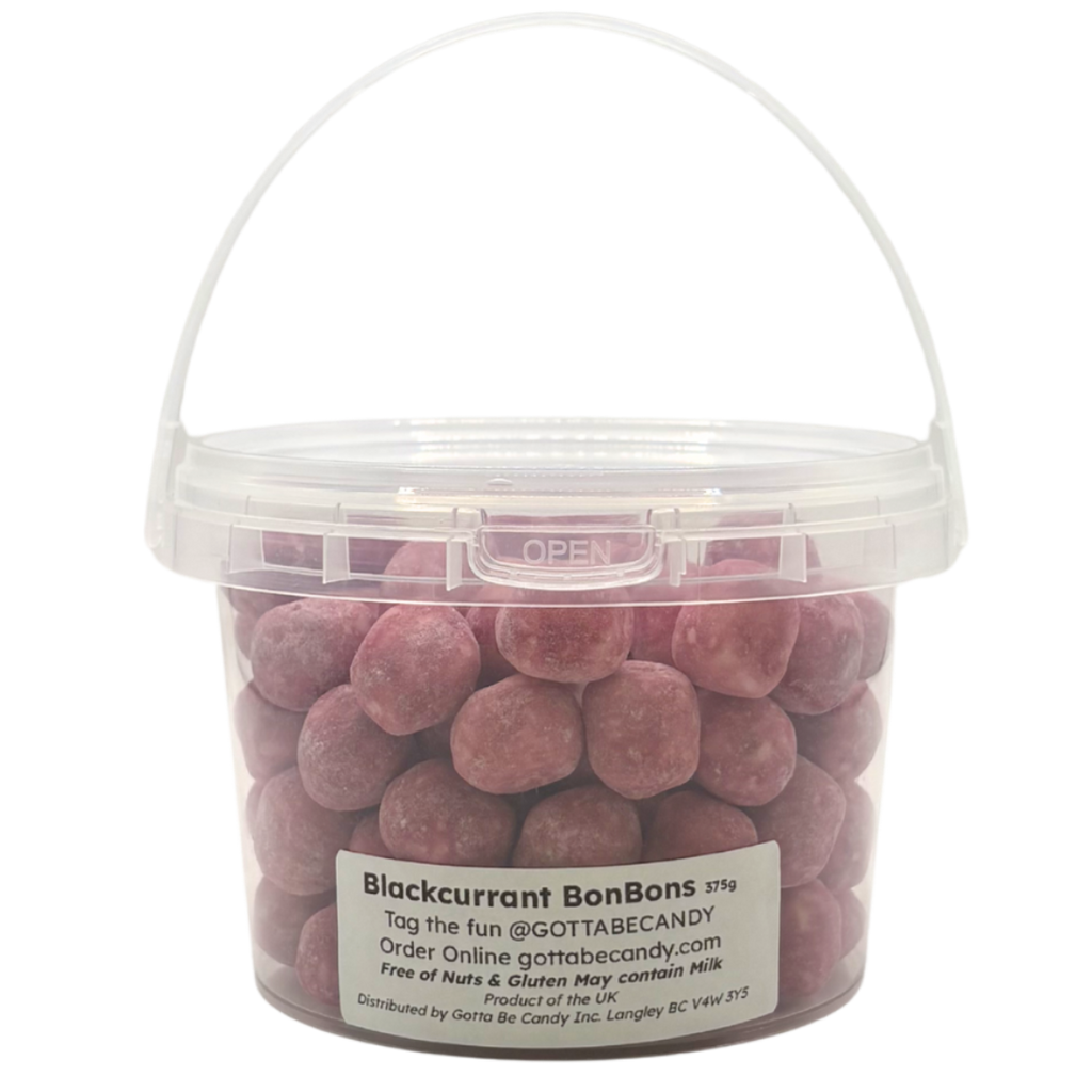 British Blackcurrant BonBons Bucket 375g