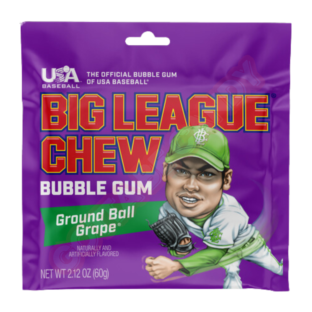 Big League Chew Ground Ball Grape 60g